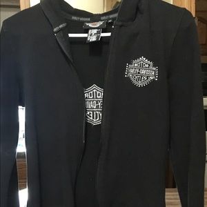 Harley Davidson Zip Up Hoodie/Jacket